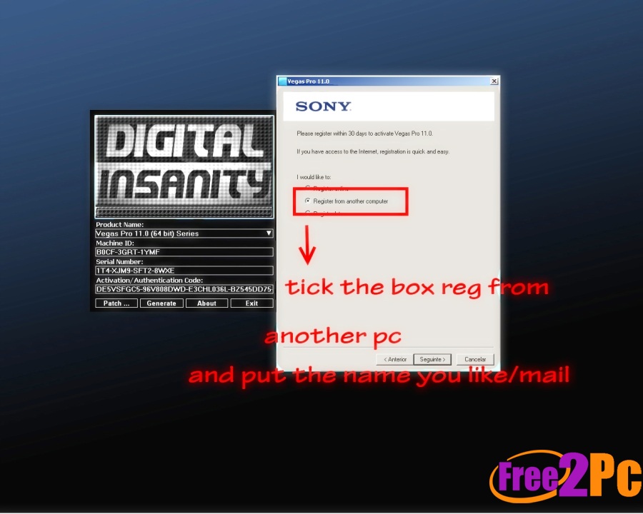 sony serial number on box